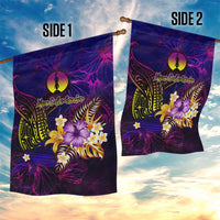 New Caledonia Garden Flag Whale Hibiscus Polynesian