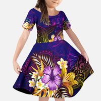 Nauru Family Matching Tank Maxi Dress and Hawaiian Shirt Whale Hibiscus Polynesian