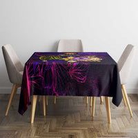 Nauru Tablecloth Whale Hibiscus Polynesian