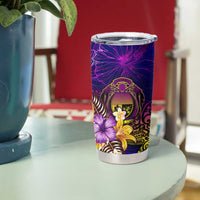 Nauru Tumbler Cup Whale Hibiscus Polynesian