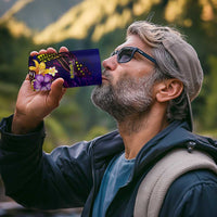 Tuvalu 4 in 1 Can Cooler Tumbler Whale Hibiscus Polynesian