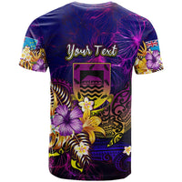 Tuvalu T Shirt Whale Hibiscus Polynesian