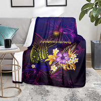 Marshall Islands Blanket Whale Hibiscus Polynesian