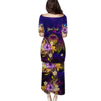 Marshall Islands Puletasi Whale Hibiscus Polynesian