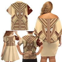 fiji-bula-family-matching-off-shoulder-short-dress-and-hawaiian-shirt-tapa-pattern-design