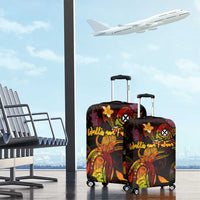 Wallis and Futuna Luggage Cover Octopus Plumeria Polynesian Tattoo
