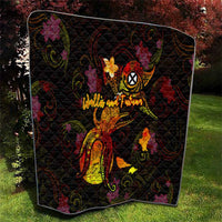 Wallis and Futuna Quilt Octopus Plumeria Polynesian Tattoo