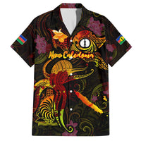 New Caledonia Family Matching Short Sleeve Bodycon Dress and Hawaiian Shirt Octopus Plumeria Polynesian Tattoo