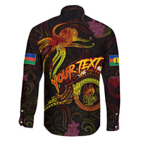 New Caledonia Family Matching Tank Maxi Dress and Hawaiian Shirt Octopus Plumeria Polynesian Tattoo