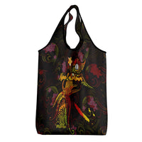 New Caledonia Grocery Bag Octopus Plumeria Polynesian Tattoo