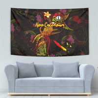 New Caledonia Tapestry Octopus Plumeria Polynesian Tattoo