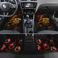Nauru Car Mats Octopus Plumeria Polynesian Tattoo