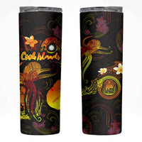 Nauru Skinny Tumbler Octopus Plumeria Polynesian Tattoo