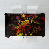 Tuvalu Tablecloth Octopus Plumeria Polynesian Tattoo