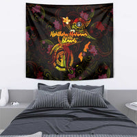 Northern Mariana Islands Tapestry Octopus Plumeria Polynesian Tattoo