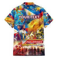 Custom The Philippines 126th Independence Anniversary Hawaiian Shirt Art Style