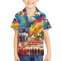 Custom The Philippines 126th Independence Anniversary Hawaiian Shirt Art Style