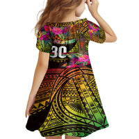 Personalised Vanuatu Independence Day 30 July Family Matching Long Sleeve Bodycon Dress and Hawaiian Shirt Hibiscus Polynesian Pattern DT02 - Polynesian Pride
