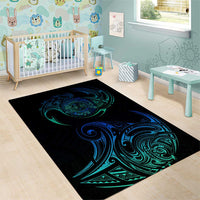 Sea Animal Polynesia Area Rug Polynesian Pattern