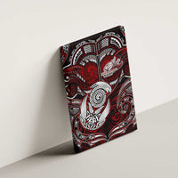 New Zealand Aotearoa Rugby Canvas Wall Art Maori Fern Tattoo Art