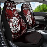 New Zealand Aotearoa Rugby Car Seat Cover Maori Fern Tattoo Art