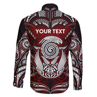 Personalized New Zealand Aotearoa Rugby Family Matching Puletasi and Hawaiian Shirt Maori Fern Tattoo Art