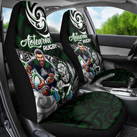 NZ Aotearoa Rugby Car Seat Cover New Zealand Silver Fern