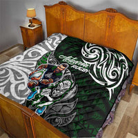 NZ Aotearoa Rugby Quilt New Zealand Silver Fern