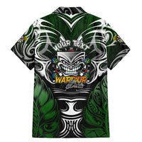 Personalised Warriors Maori Darts Family Matching Mermaid Dress and Hawaiian Shirt New Zealand Darts Silver Fern