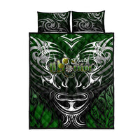 Warriors Maori Darts Quilt Bed Set New Zealand Darts Silver Fern