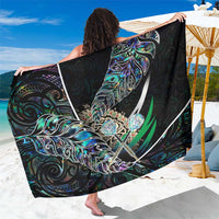 New Zealand Darts Sarong NZ Paua Shell Maori Fern
