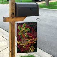 Vanuatu 45th Independence Anniversary Garden Flag Flower Melanesian Namele Turtle - Polynesian Pride