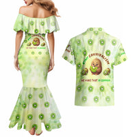 Kiwi Cannibalism Couples Matching Mermaid Dress and Hawaiian Shirt New Zealand Kiwi Cute Bird Funny DT02 - Polynesian Pride
