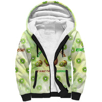 Kiwi Cannibalism Sherpa Hoodie New Zealand Kiwi Cute Bird Funny DT02 Unisex Green - Polynesian Pride