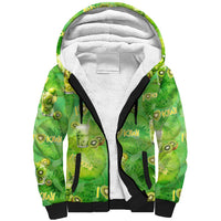 I Love Kiwi Sherpa Hoodie New Zealand Kiwi Fruit Summer Cocktail DT02 Unisex Green - Polynesian Pride
