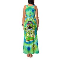 Just a Girl Who Loves Kiwis Family Matching Tank Maxi Dress and Hawaiian Shirt New Zealand Tie Dye