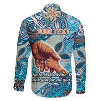 Hand In Hand Father's Day Polynesian Family Matching Mermaid Dress and Hawaiian Shirt Tribal Flower Pattern