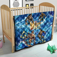 Hawaii Father's Day Quilt The Surfing Dad Polynesian Tattoo