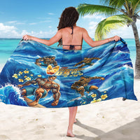 Hawaii Father's Day Sarong The Surfing Dad Polynesian Tattoo
