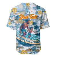 Hawaii Father's Day It's Surfing Time Baseball Jersey Aloha Lā Makuakane