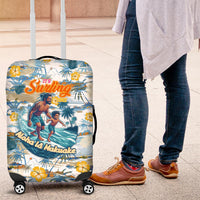 Hawaii Father's Day It's Surfing Time Luggage Cover Aloha Lā Makuakane