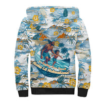 Hawaii Father's Day It's Surfing Time Sherpa Hoodie Aloha L Makuakane DT02 - Polynesian Pride