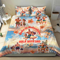 Hawaii Father's Day Bedding Set Hula With Dad