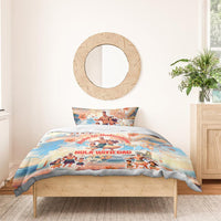 Hawaii Father's Day Bedding Set Hula With Dad
