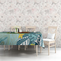 Palau Father's Day Polynesia Tablecloth Dad and Son