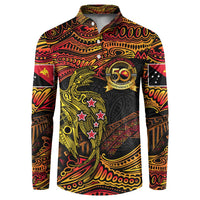 Papua New Guinea 50th Independence Day Button Sweatshirt Culture Spirit and Sovereignty