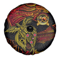 Papua New Guinea 50th Independence Day Spare Tire Cover Culture Spirit and Sovereignty