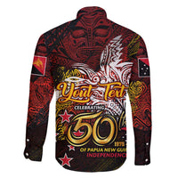 PNG 1975 - 2025 Family Matching Puletasi and Hawaiian Shirt Papua New Guinea 50th Independence Anniversary