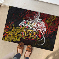 PNG 1975 - 2025 Rubber Doormat Papua New Guinea 50th Independence Anniversary
