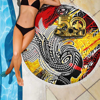 Papua New Guinea 50th Independence Day Beach Blanket Celebrate Our History, Inspire Our Future